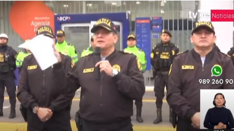 La policía sobre Vladimir Cerrón
