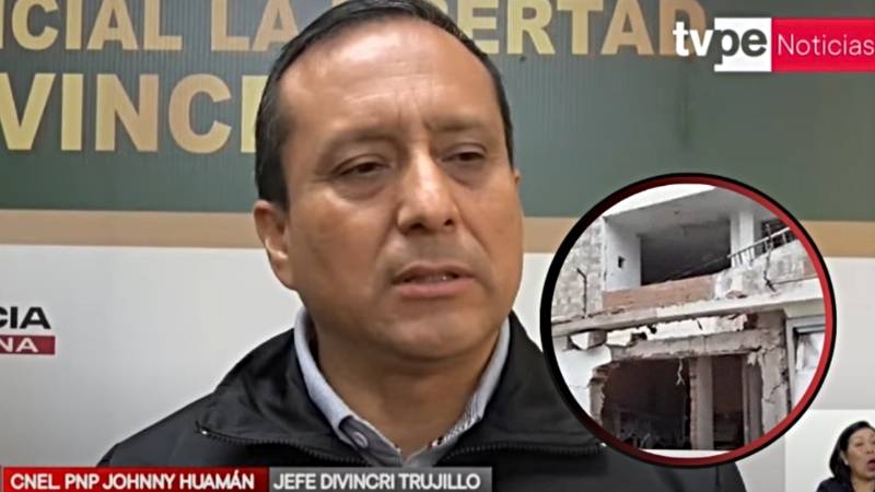 PNP Trujillo explosión minera