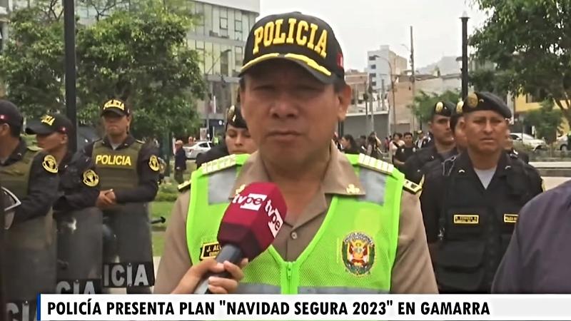  policía Gamarra Navidad inseguridad ciudadana Grupo Terna