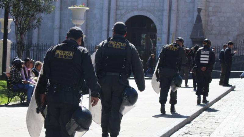 Arequipa: más de 6 000 policías brindarán seguridad ante posible movilización
