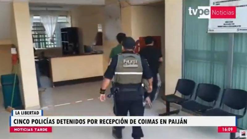 La Libertad: detienen a cinco policías por presunta recepción de coimas