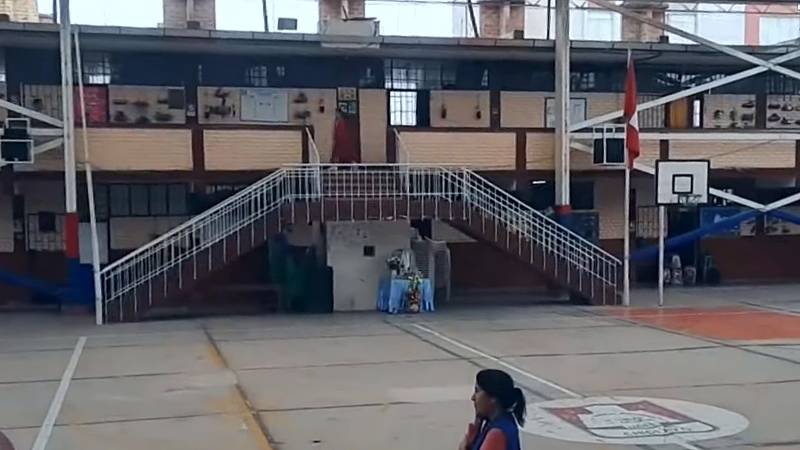 colegio niño lambayeque cayó accidente.