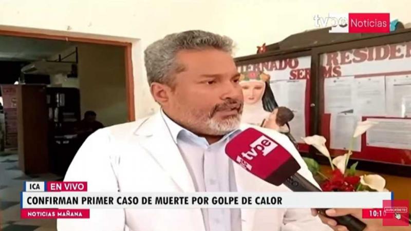 Ica primer fallecido golpe de calor
