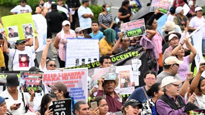 protestas en el salvador