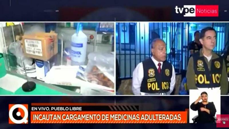 Pueblo Libre: PNP medicinas vencidas y adulteradas