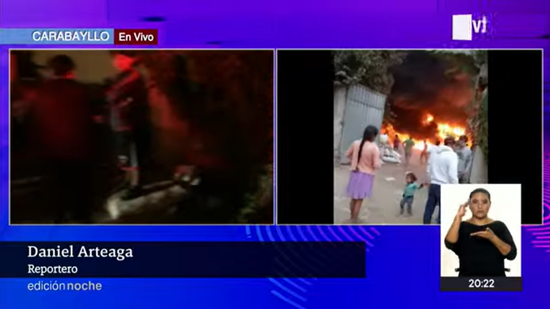 Puente Piedra: incendio de grandes proporciones consume una fábrica de plásticos 