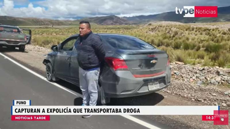 Puno: expolicía droga