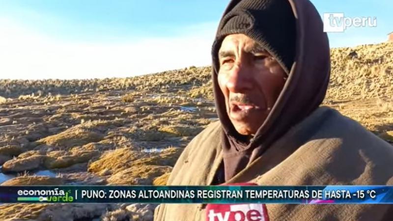 Puno: pobladores de Ácora sufren problemas de salud por intenso frío