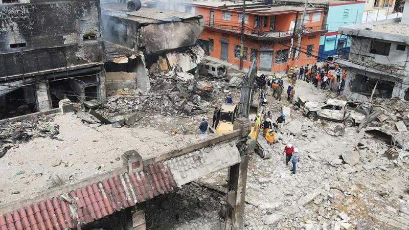 República Dominicana: explosión deja 11 muertos, 59 heridos y 10 desaparecidos