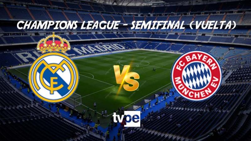 Real Madrid vs. Bayern Múnich por la semifinal (vuelta) de la Champions League