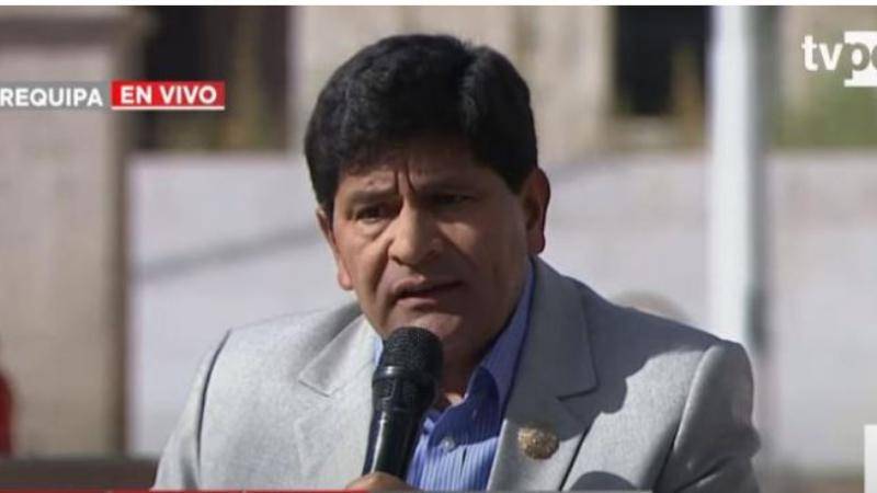 Rohel Sánchez sismo en Arequipa