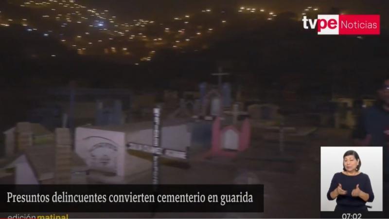 San Juan de Lurigancho cementerio delincuentes PNP