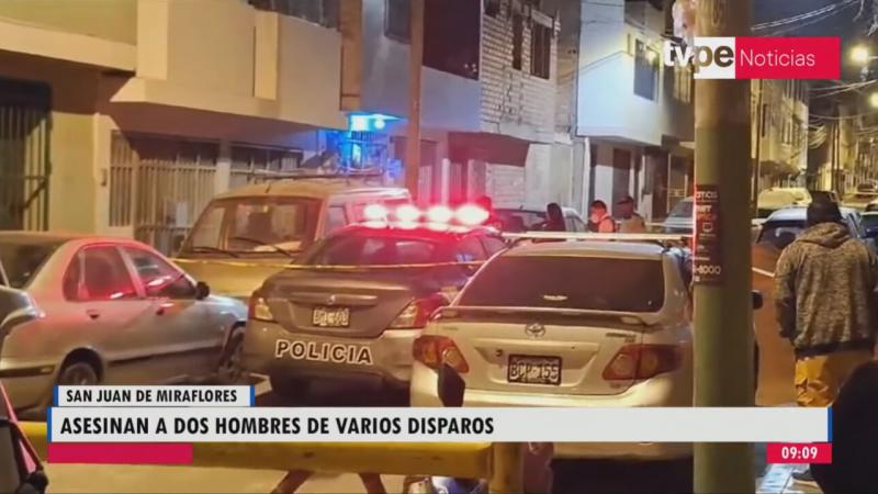 San Juan de Miraflores Policía PNP sicariato asesinato crimen delincuencia