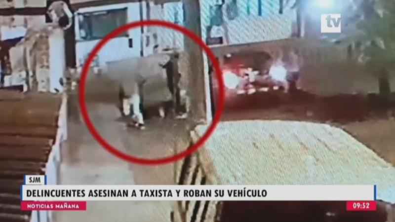 San Juan de Miraflores taxista roban vehículo