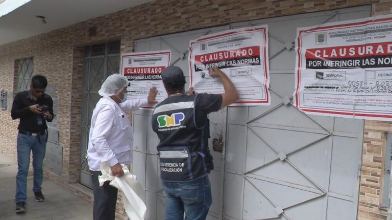 San Martín de Porres papas pollerías Policía Nacional Seguridad del Estado Delito contra la salud pública local clandestino clausura