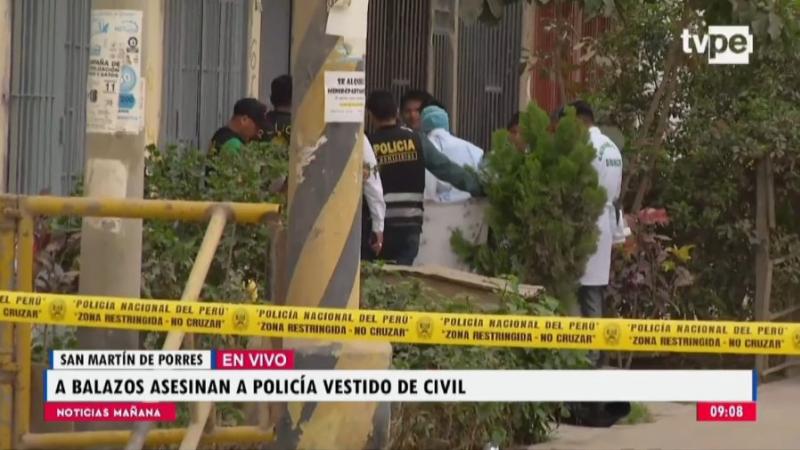 San Martín de Porres Policía asesinado