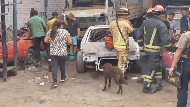 San Martín de Porres SMP Explosión Taller mecánico Policía Nacional del Perú