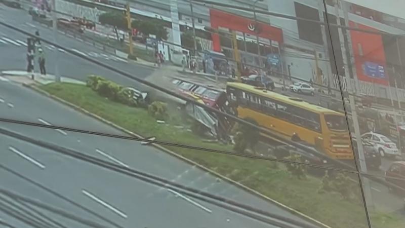 San Miguel ATU Accidente de tránsito heridos cúster Callao papeletas