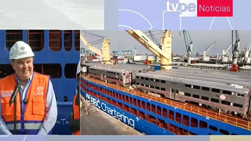 López ALiaga tren Lima Chosica trenes 