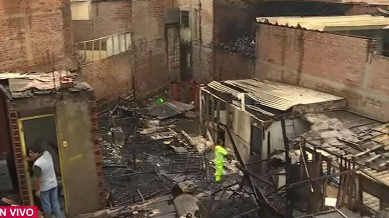 Siniestro en quinta del jirón Nicolás de Piérola moviliza a los bomberos