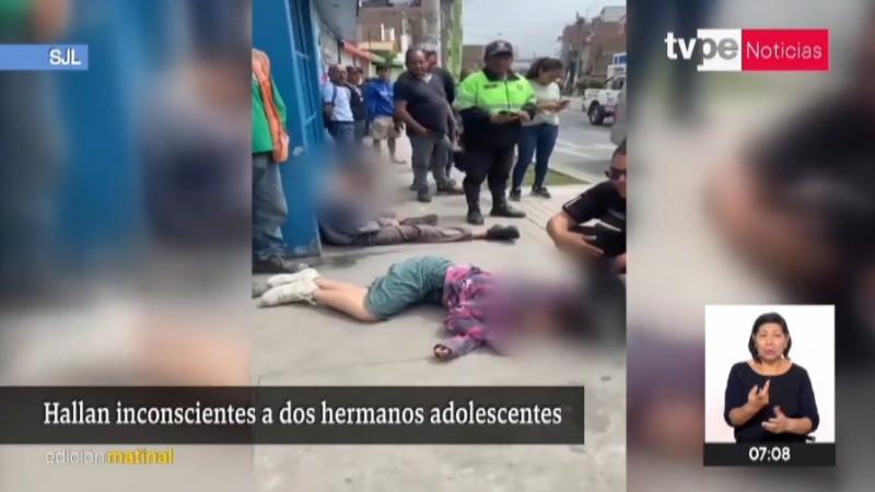 SJL San Juan de Lurigancho Policía Nacional dopados sustancia desconocida