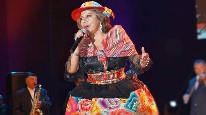 La cantante Beatriz Portales, conocida también como “Huambla de Oro del Perú”, tiene 56 años de trayectoria artística.