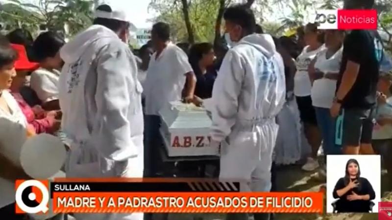 Sullana: madre y padrastro son acusados de matar a una bebé