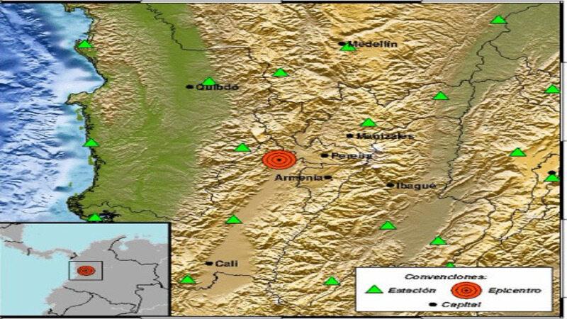 Temblor en Colombia