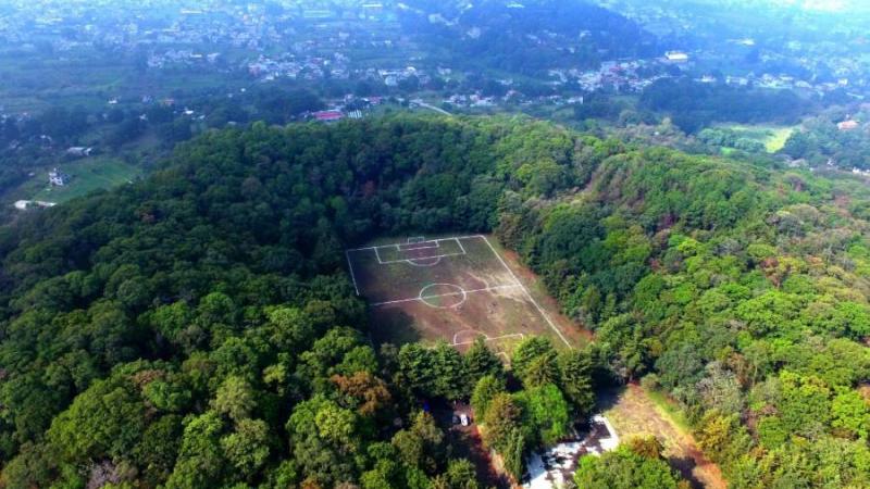 volcán Teoca, en el turístico sector de Xochimilco, 