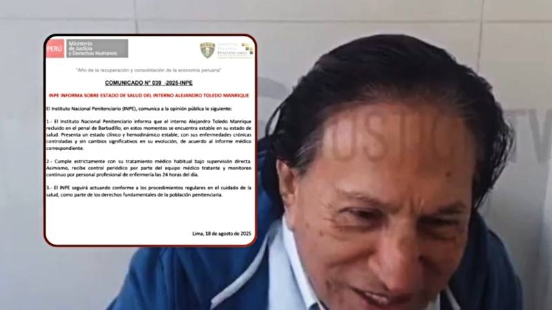 Alejandro Toledo Barbadillo salud inpe