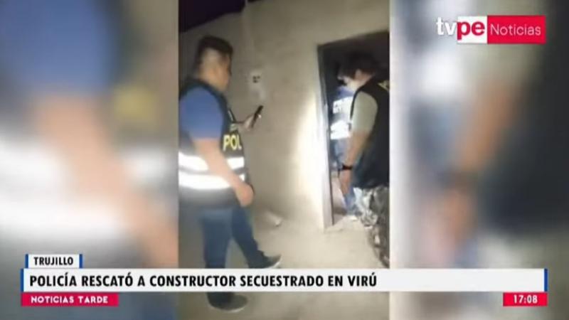 Trujillo: PNP rescata a empresario secuestrado en Virú