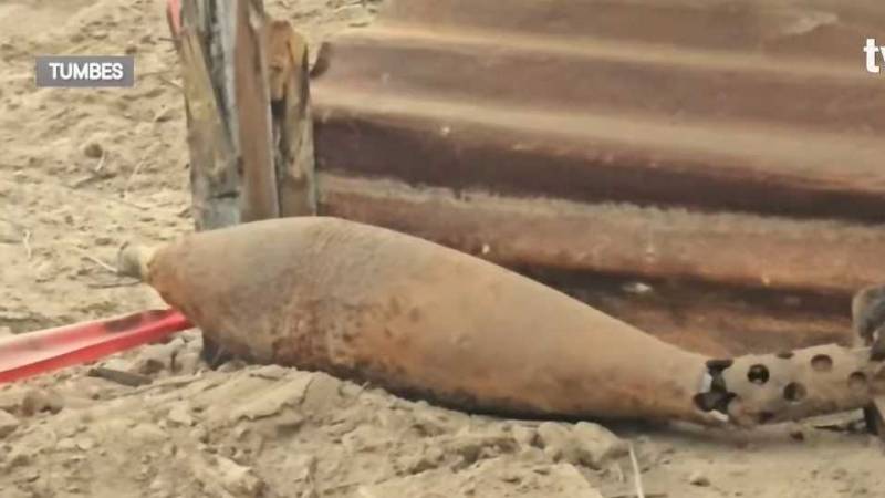 Tumbes proyectil de mortero de guerra