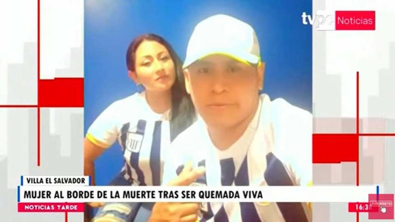 VES: quemada viva expareja