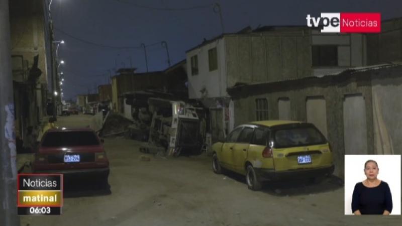 Villa El Salvador accidente niñas heridas