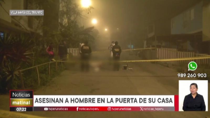 Villa María del Triunfo asesinato delincuencia criminalidad