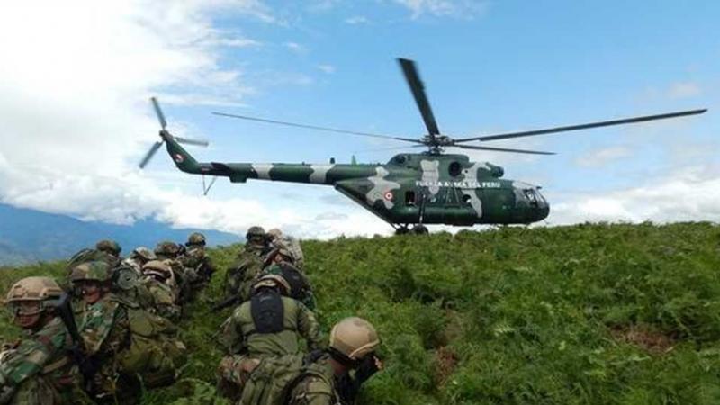 Vraem: helicóptero del Ejército fue atacado por terroristas y menor resultó herida