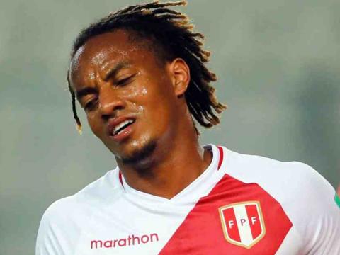 andré carrillo sufre lesión y se perdería eliminatorias