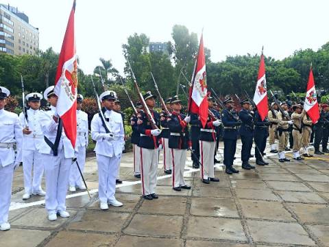 batalla miraflores guerra del pacífico ministerio de defensa presidente jerí 