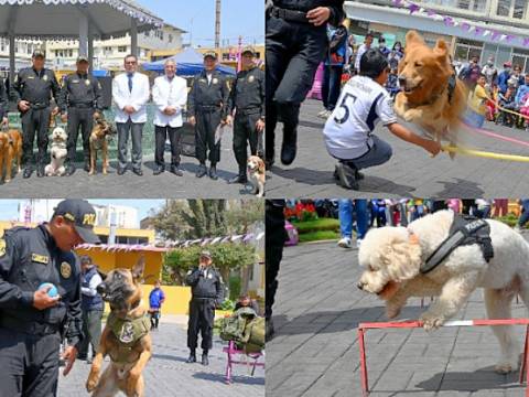 PNP canes INSN  policía canina
