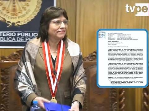 PJ Delia Espinoza fiscal de la nación junta nacional de justicia poder 