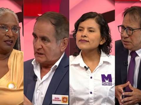 candidatos vicepresidentes Buen Gobierno y Morado