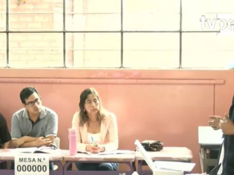 onpe capacitación miembros de mesa