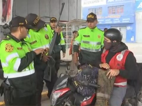 estado de emergencia San Martín de Porres operativos motociclistas Arma de fuego Policía Nacional
