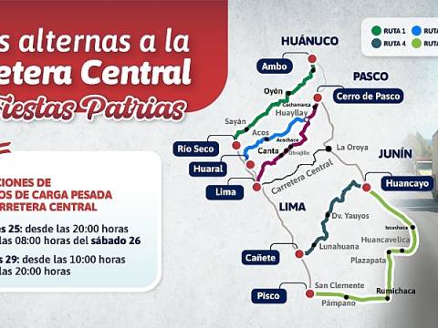 MTC camiones rutas fiestas patrias 