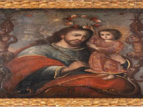 Ministerio de Cultura recuperó pintura virreinal del siglo XVII en Estados Unidos