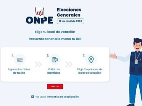 ONPE votación voto