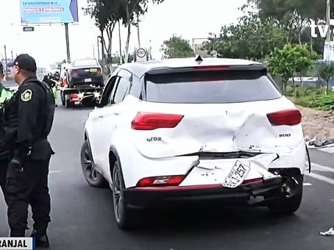 los olivos panamericana norte accidente de tránsito