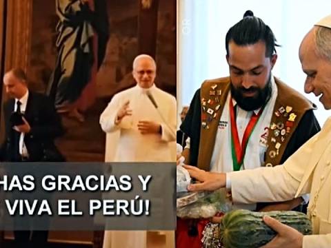 papa vaticano viva el Perú 