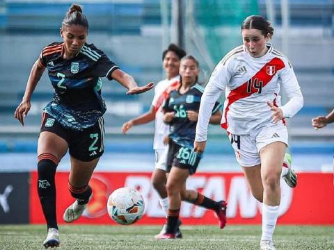¡Vamos Perú! Selección femenina sub-20 enfrentará hoy a Argentina