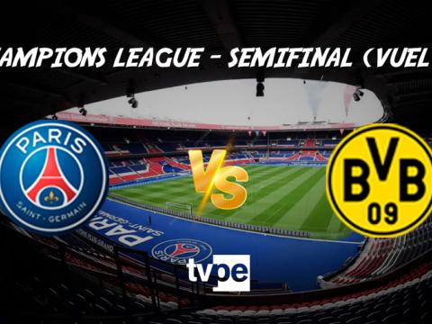 PSG vs. Borussia Dortmund por la semifinal (vuelta) de la Champions League